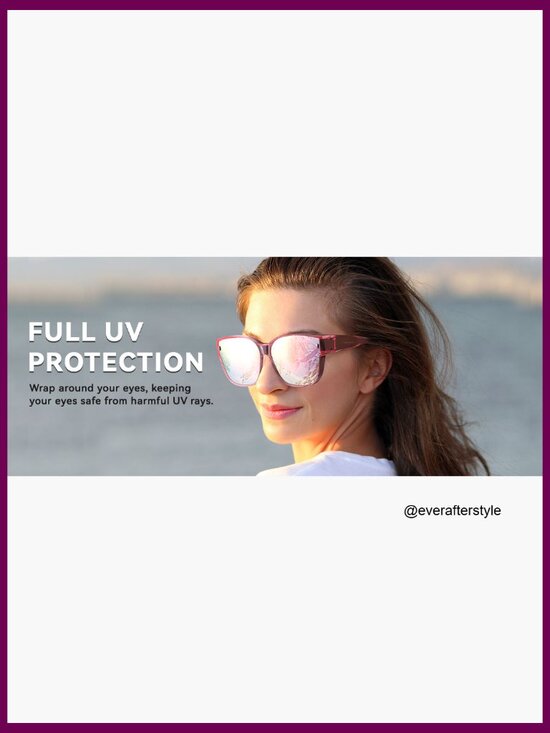 Polarized Fit Over Sunglasses for Driving, Polycarbonate Frame, UV400 Protection